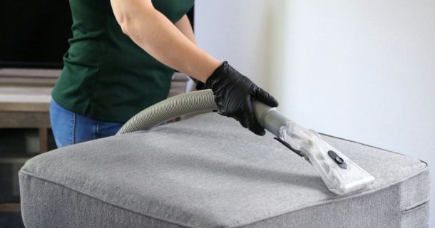image of a cleaner maintaining common strata property