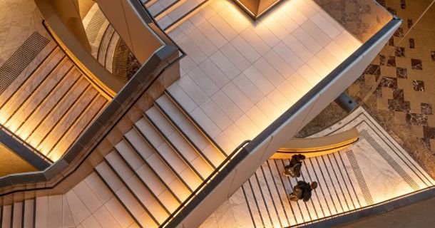 image of a commercial building interior=