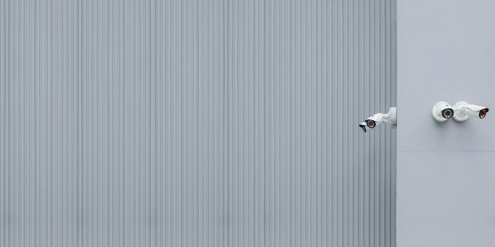 image of an external building security system