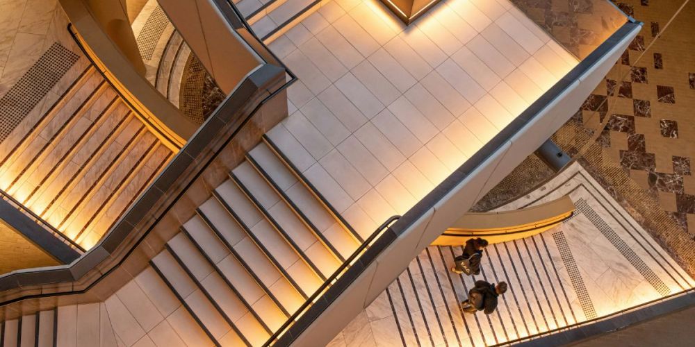 image of a commercial building interior=
