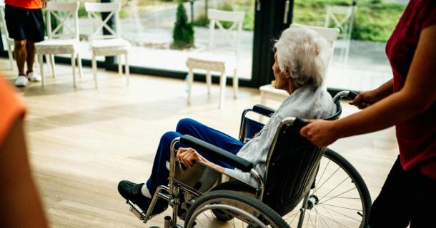 image of residents in an aged care facility
