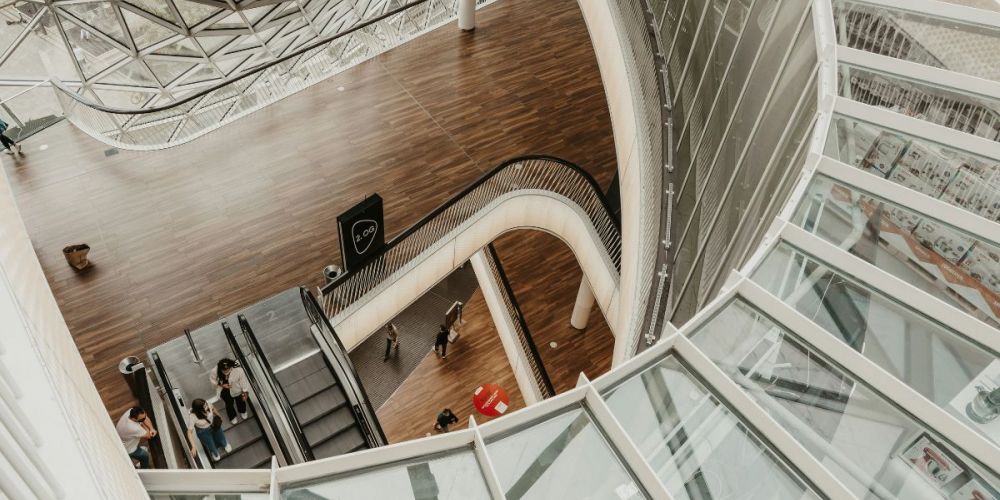 image of building occupants using amenities indoors