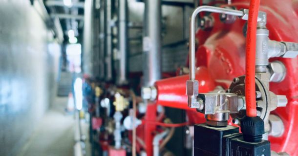 image of building fire safety equipment