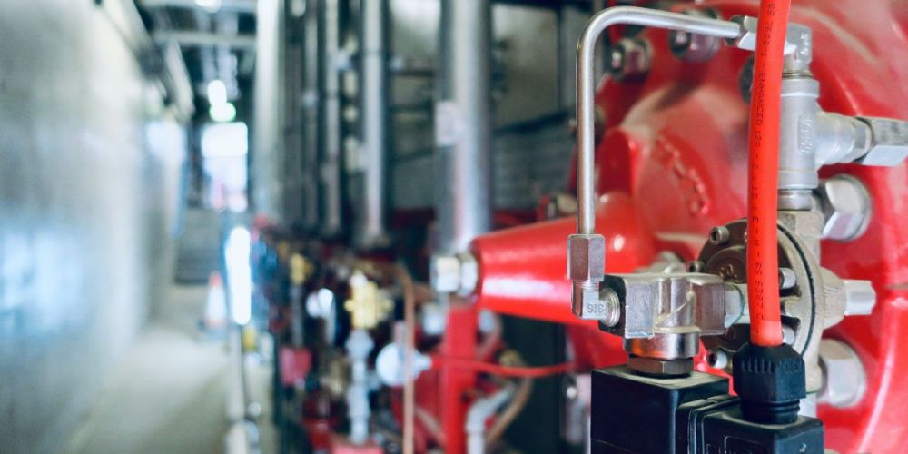 image of building fire safety equipment