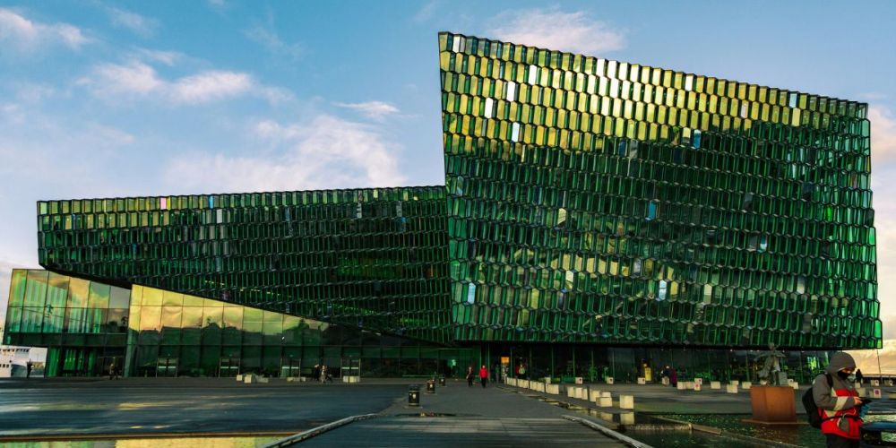 image of a futuristic real estate building exterior